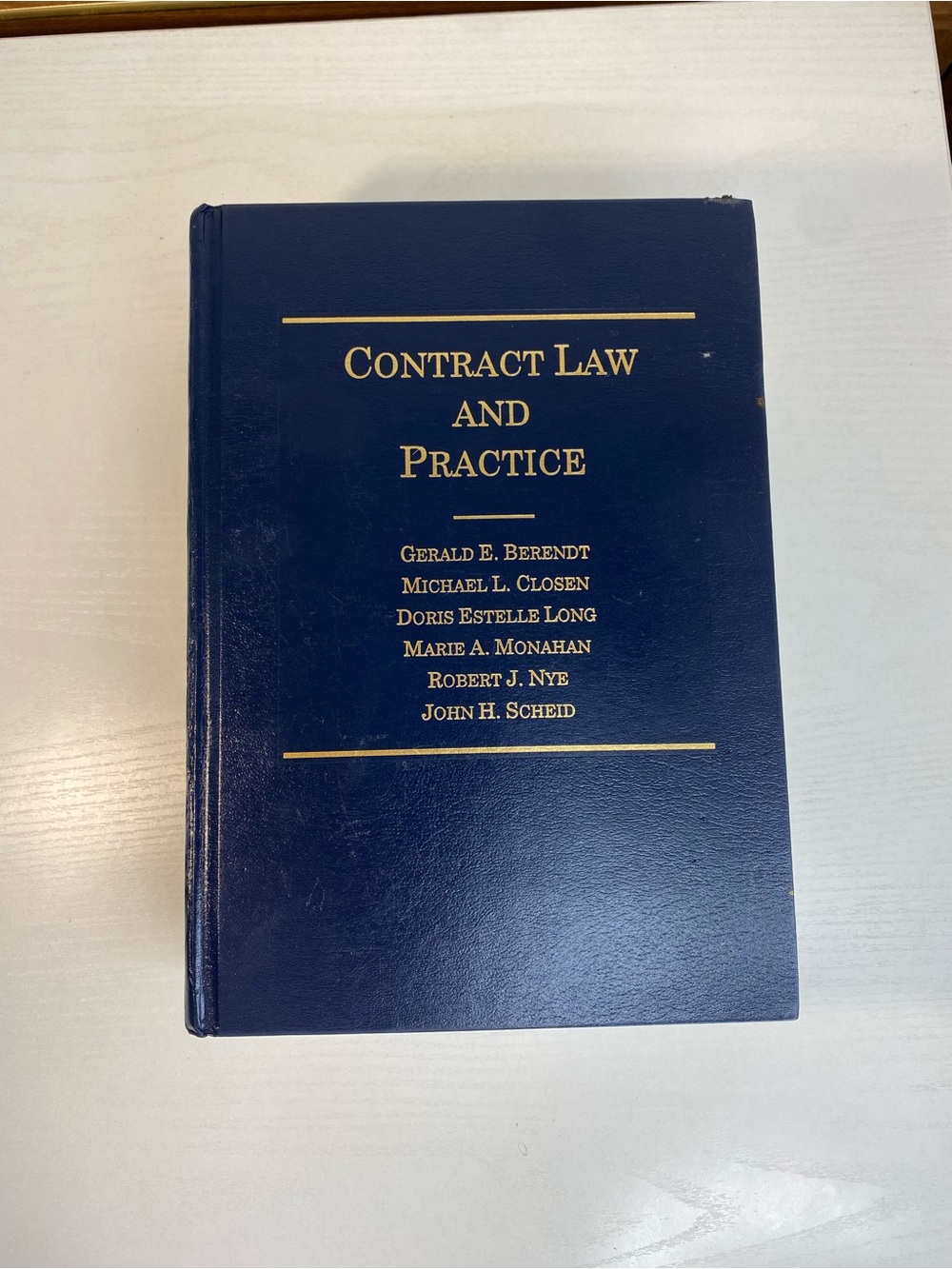 Contract Law and Practice Hardcover Anderson’s